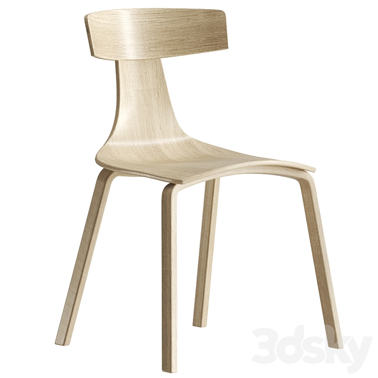 Remo Wood Chair 1415-10 by Plank 3DS Max Model - thumbnail 3