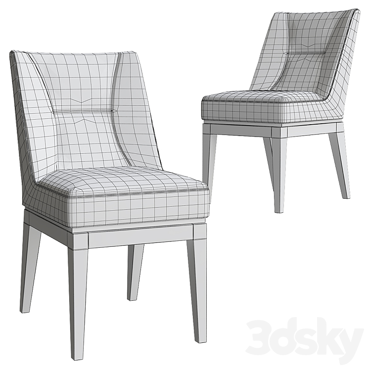 Restelo II Lounge Chair Frato Interiors 3DS Max Model - thumbnail 2