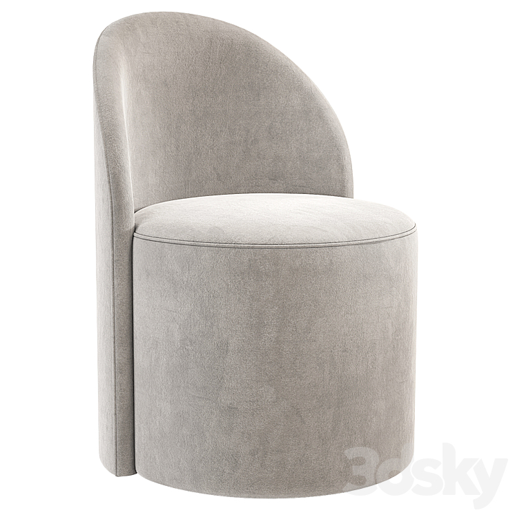 Restoration Hardware Reynaux Slope Chair RH 3DS Max Model - thumbnail 1