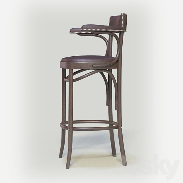 Restoration Hardware vienna cafe barstool 3DSMax File - thumbnail 2