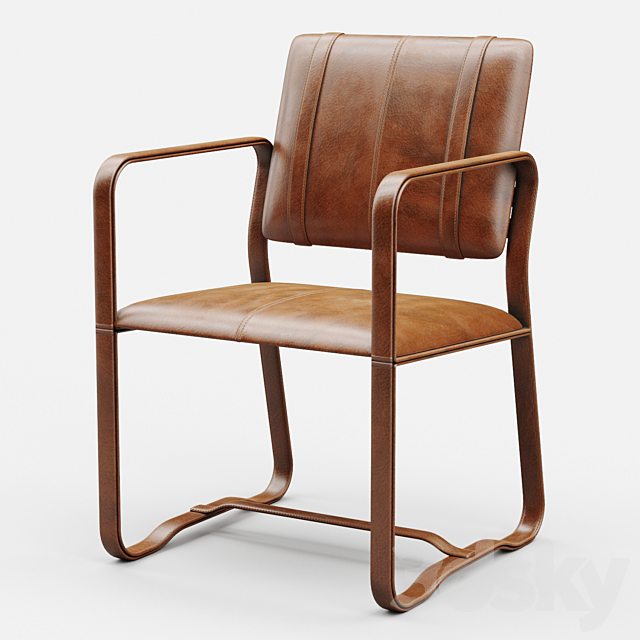 RH Buckle Desk Chair 3DSMax File - thumbnail 1