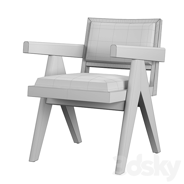 RH Jakob Dining Chair 3DSMax File - thumbnail 3