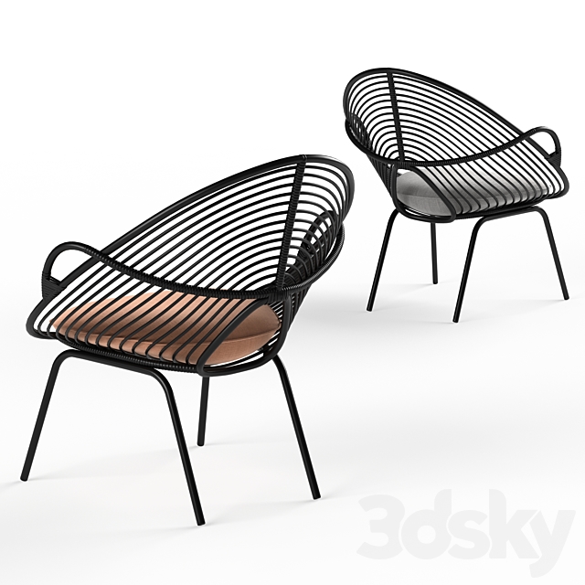 Rocco Lazy Chair 3DSMax File - thumbnail 2