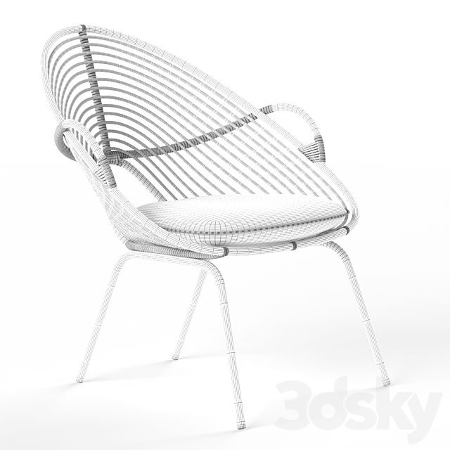 Rocco Lazy Chair 3DSMax File - thumbnail 5