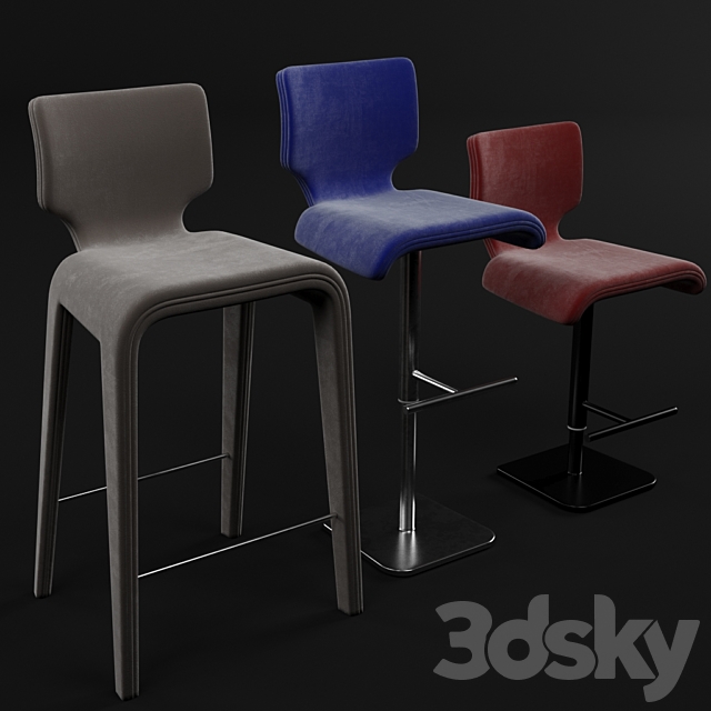 Roche Bobois CHABADA STOOL 3DSMax File - thumbnail 1