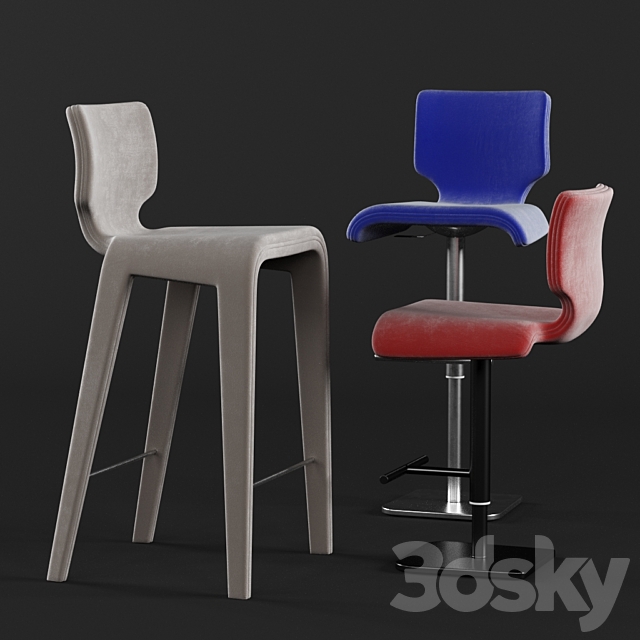 Roche Bobois CHABADA STOOL 3DSMax File - thumbnail 2