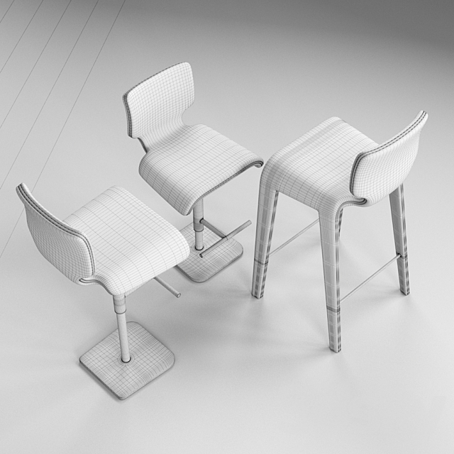 Roche Bobois CHABADA STOOL 3DSMax File - thumbnail 3