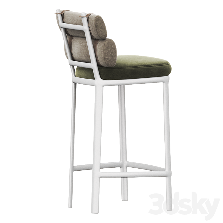 ROLL Stool By Kettal 3DS Max Model - thumbnail 2