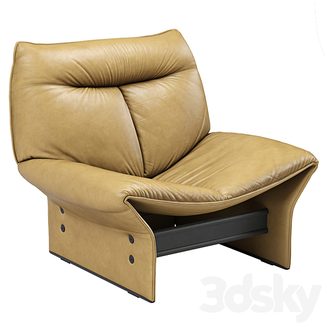 Rondine Lounge Chair 3DSMax File - thumbnail 1