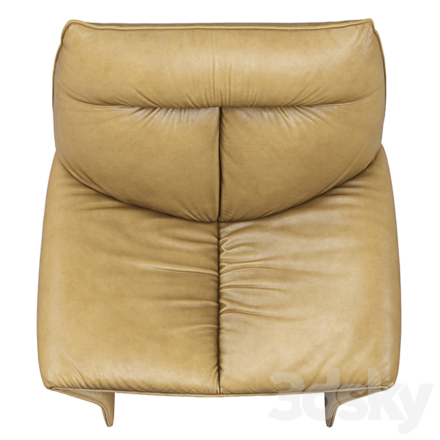 Rondine Lounge Chair 3DSMax File - thumbnail 3