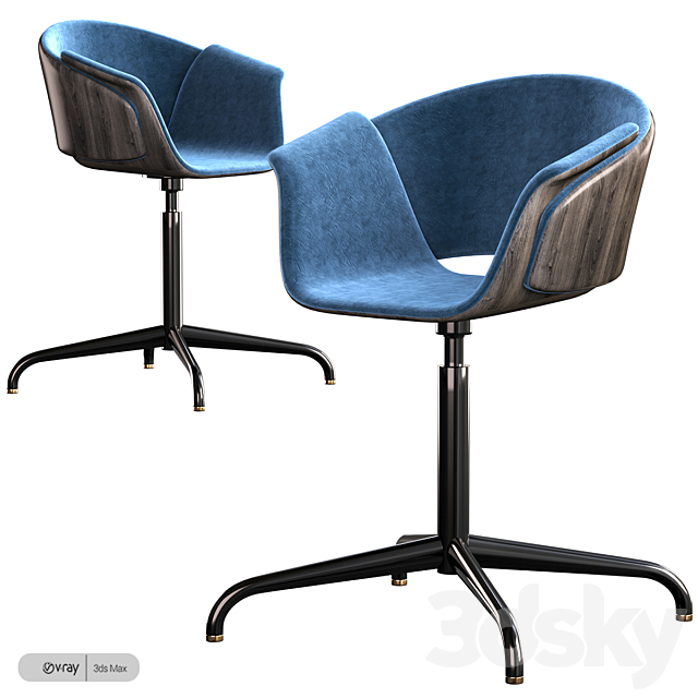 Rondo Bene Chair 3DSMax File - thumbnail 1