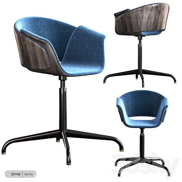 Rondo Bene Chair 3DSMax File - thumbnail 2