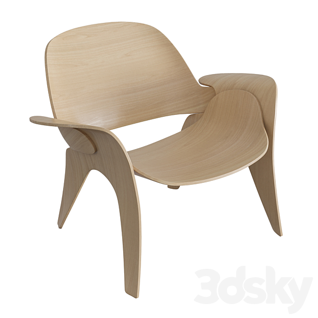 Rose chair 3DSMax File - thumbnail 1