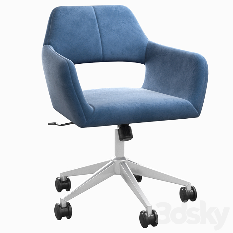 Rose office chair by StoolGroup 3DS Max Model - thumbnail 3