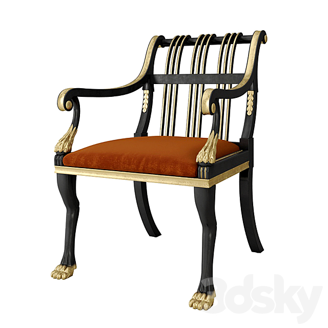 Rose Tarlow brighton armchair DC 315 A 3DSMax File - thumbnail 1