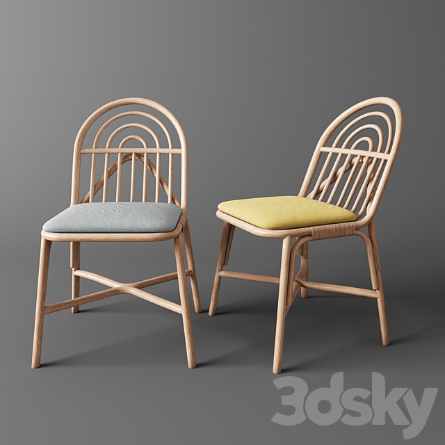 Rotin by Guillaume Delvigne _ Chaise SILLON en 2019 3DSMax File - thumbnail 1