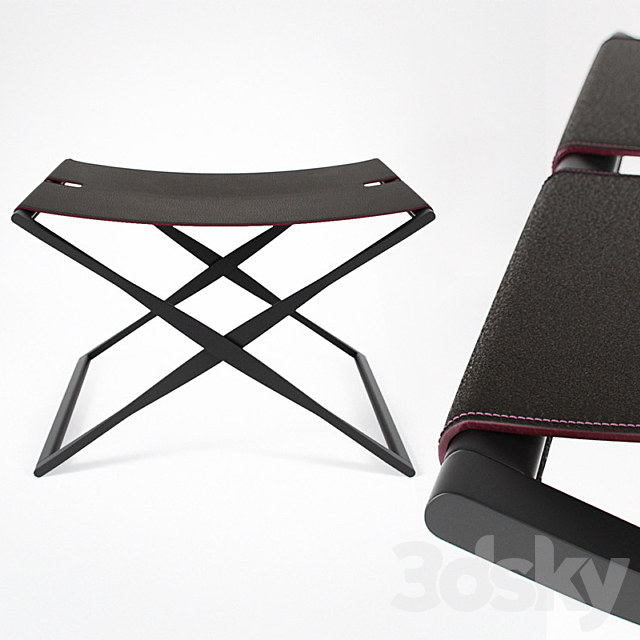 ROVER FOLDING STOOL 3ds Max - thumbnail 1