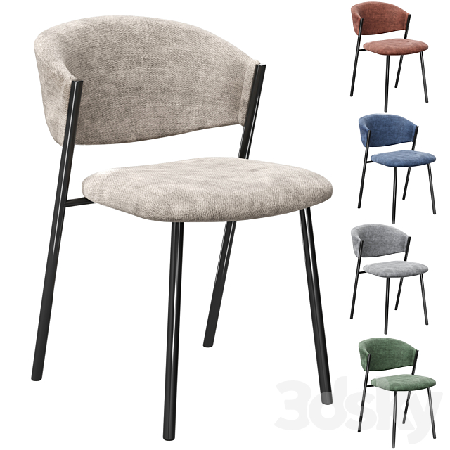 Rupert chair from Divan.ru 3ds Max - thumbnail 1