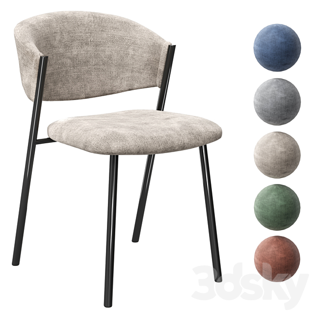 Rupert chair from Divan.ru 3ds Max - thumbnail 2