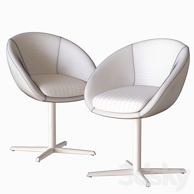 russell chair 3DS Max Model - thumbnail 3