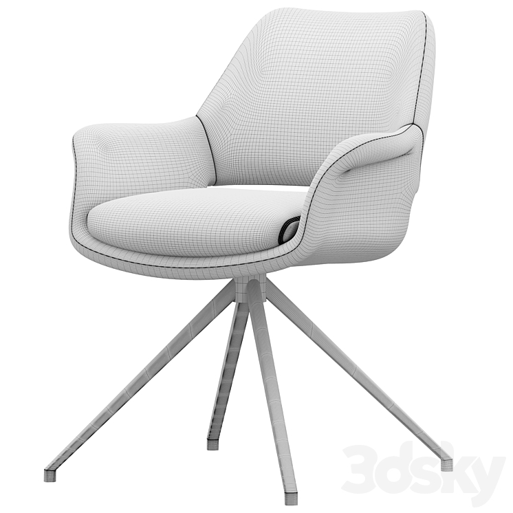 Ruth chair 3DS Max Model - thumbnail 2