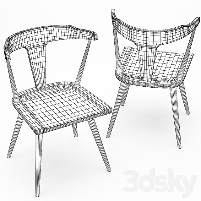 Ruthie Chair 3DS Max Model - thumbnail 5