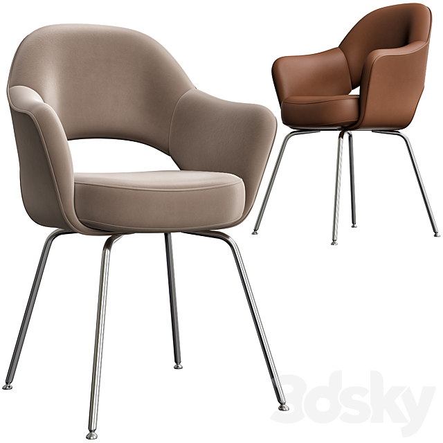 Saarinen Chair 3DS Max Model - thumbnail 2