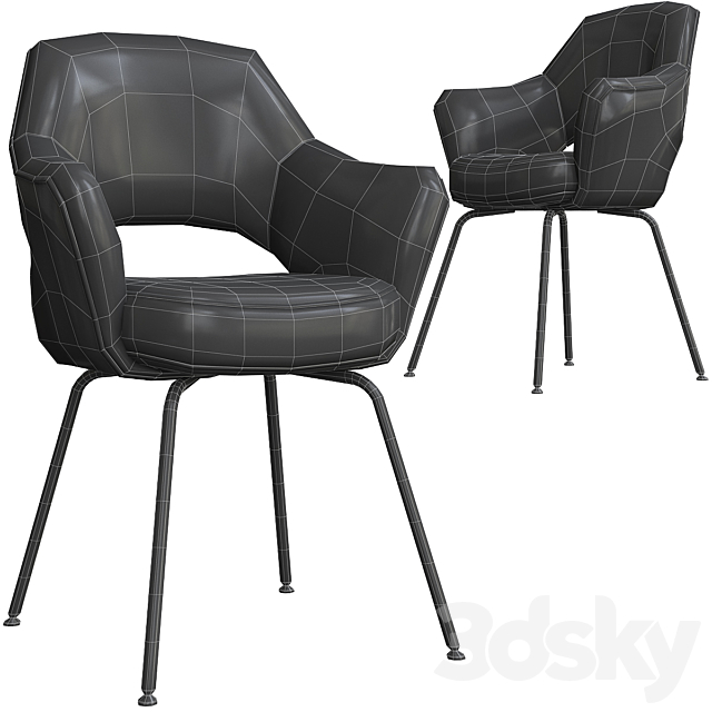 Saarinen Chair 3DS Max Model - thumbnail 3