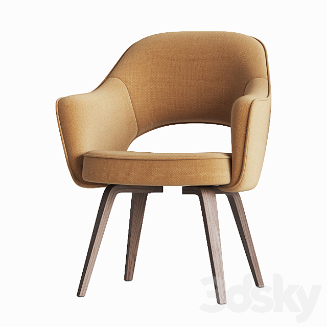 Saarinen Executive Arm Chair Knoll 3DSMax File - thumbnail 2