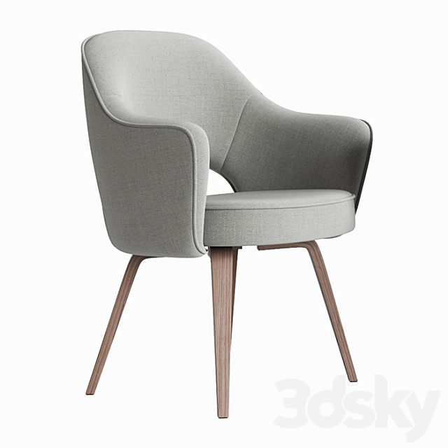 Saarinen Executive Arm Chair Knoll 3DSMax File - thumbnail 3