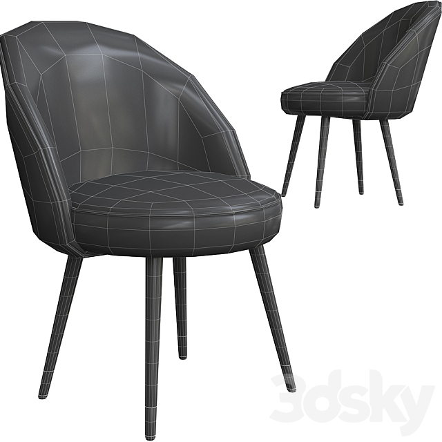 Saarinen Executive Conference Chair 2 3DS Max Model - thumbnail 2