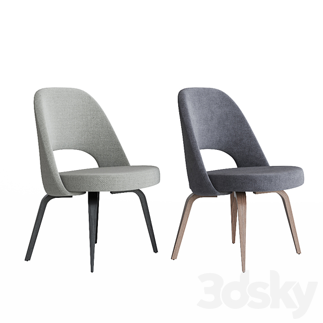 Saarinen Executive Side Chair Knoll 3DSMax File - thumbnail 2