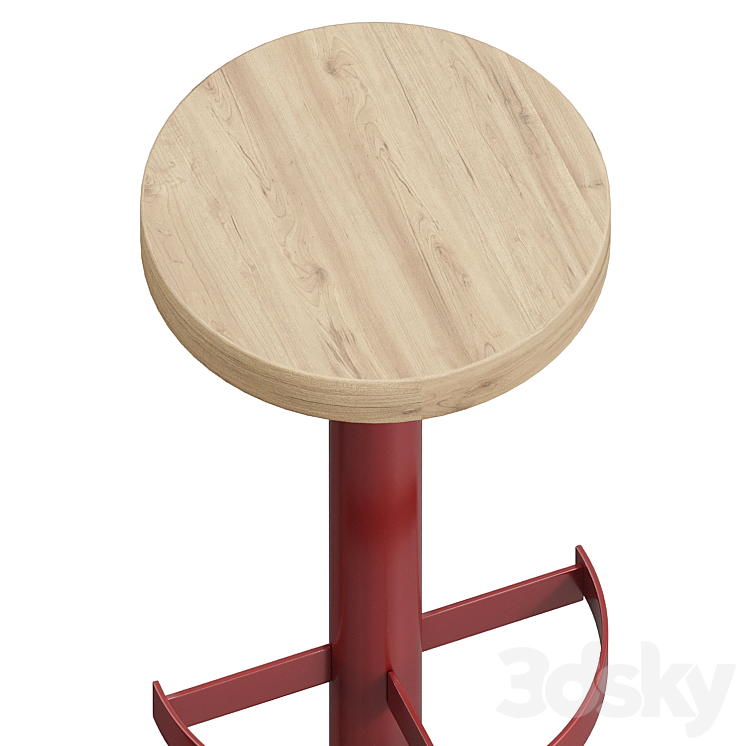 Sally Barstool 3DS Max Model - thumbnail 2