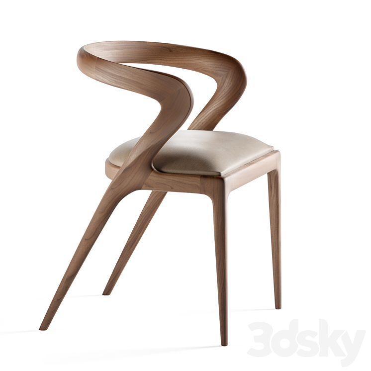 SALMA CHAIR 3DS Max Model - thumbnail 1