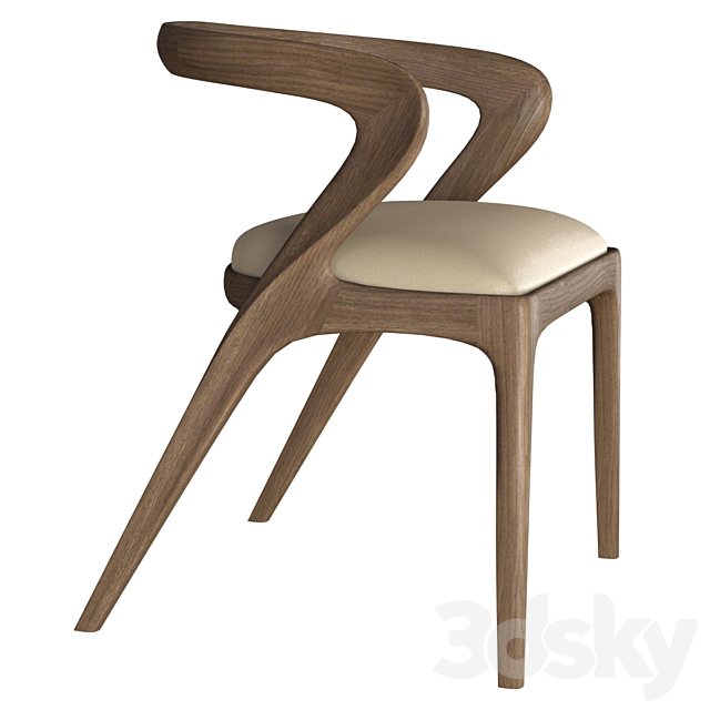 Salma Dining Chair by Agrippa 3ds Max - thumbnail 1