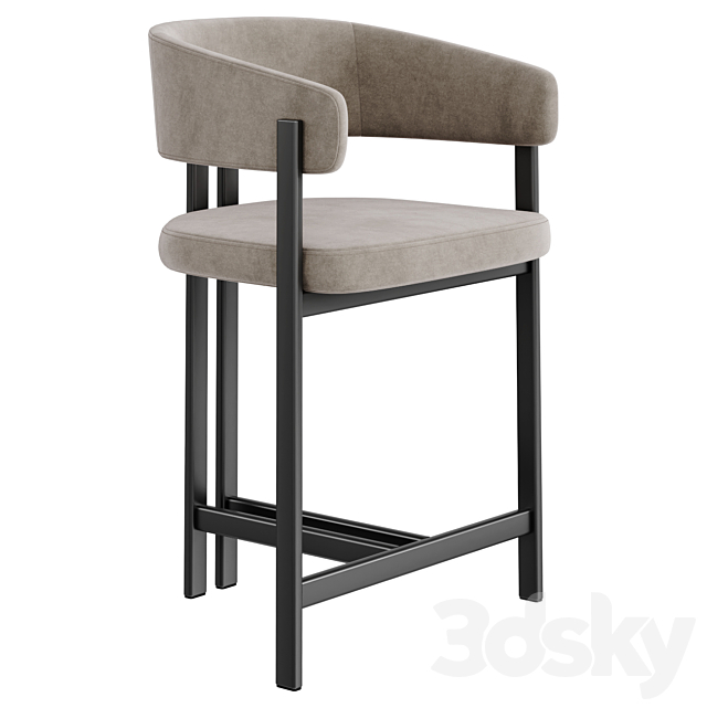 SAVOY LIGHT BAR STOOL 3ds Max - thumbnail 2