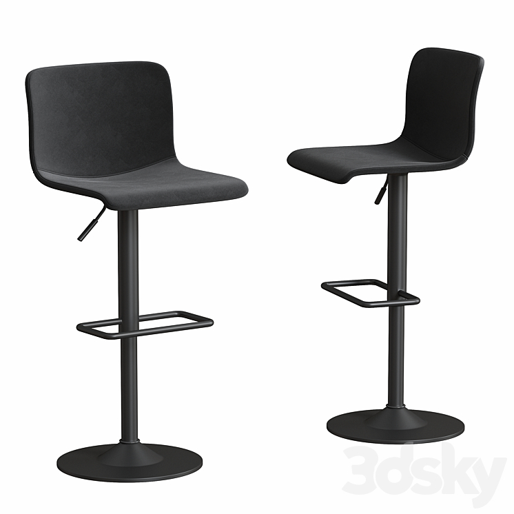 Sean bar stools 3DS Max Model - thumbnail 1