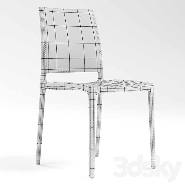 SEDIA Chair 01 3ds Max - thumbnail 3