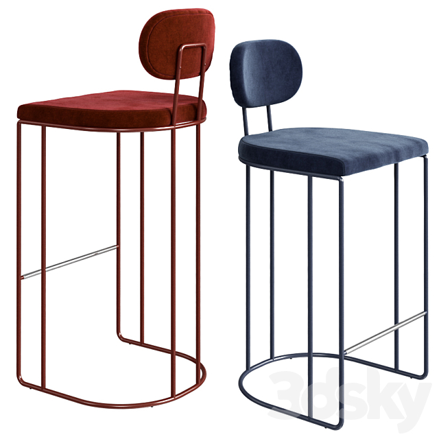 Sedis barstools 3DSMax File - thumbnail 2