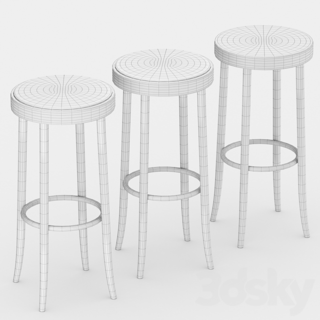 Select bar stool 11-373 by horgenglarus 3DSMax File - thumbnail 3