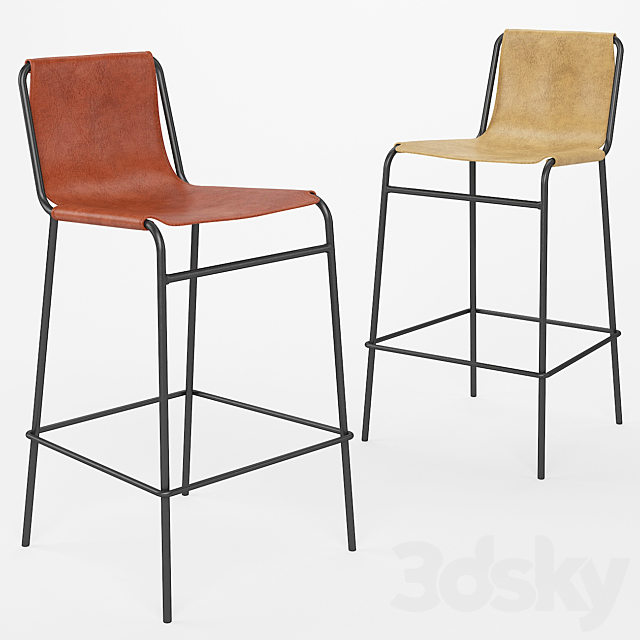 September_Bar_Stool 3ds Max - thumbnail 1