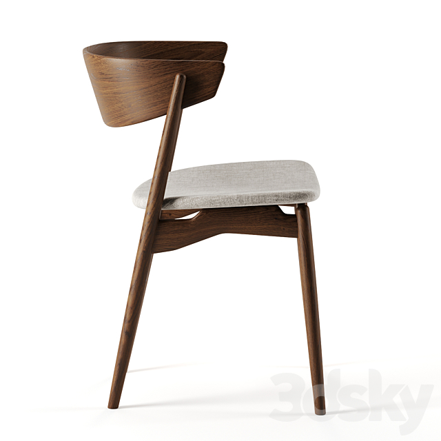 SIBAST 7 dining chair by Sibast 3DSMax File - thumbnail 2