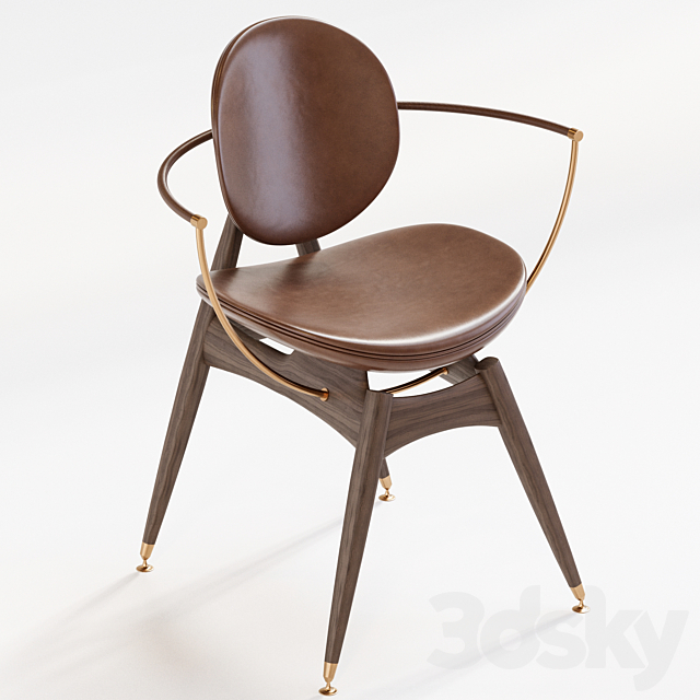 Siglomoderno circle chair 3ds Max - thumbnail 3