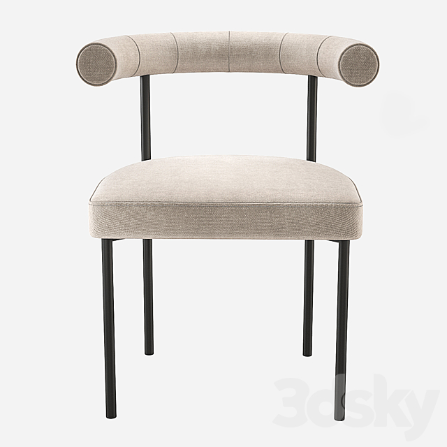 Simon James Kashmir Chair Resident 3DS Max Model - thumbnail 3