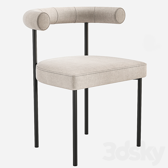 Simon James Kashmir Chair Resident 3DS Max Model - thumbnail 5