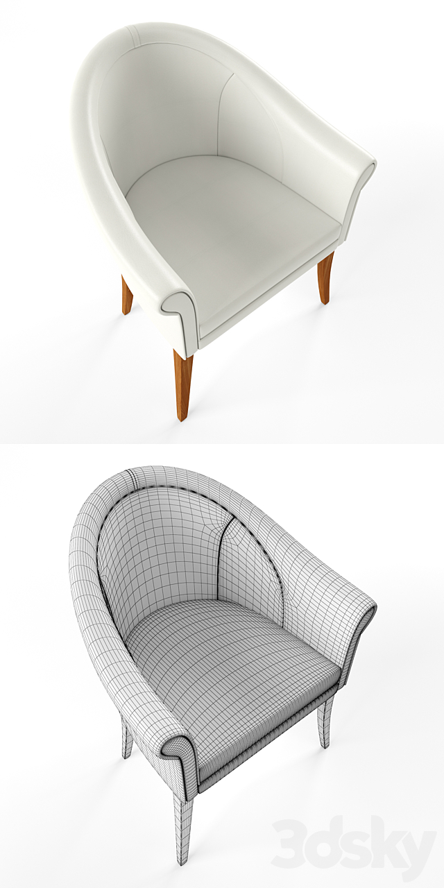 sinan-armchair 3DSMax File - thumbnail 2