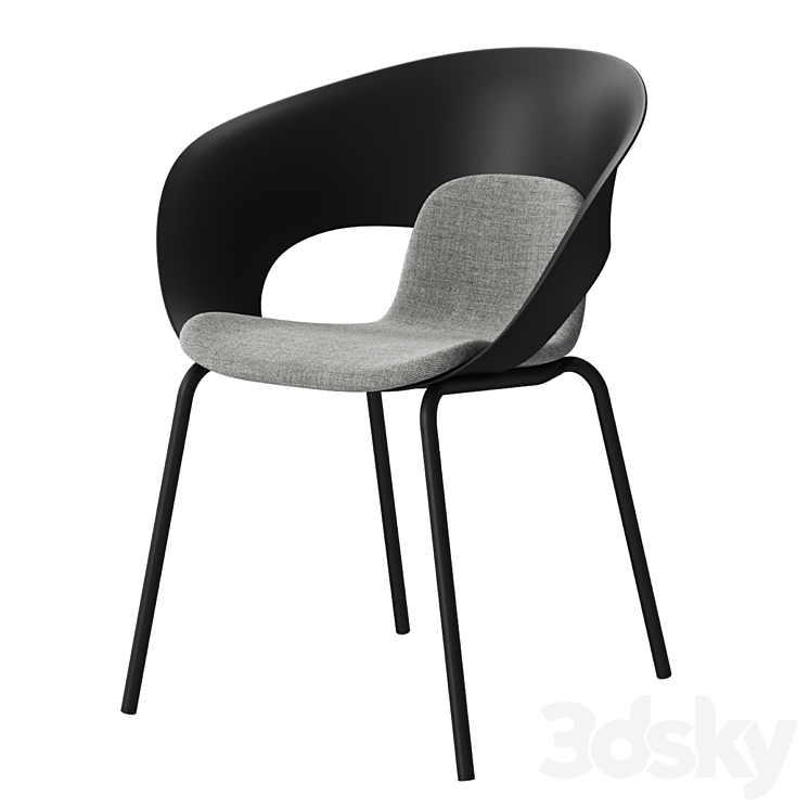 Skandiform chair DELI KS-160 3DS Max Model - thumbnail 1