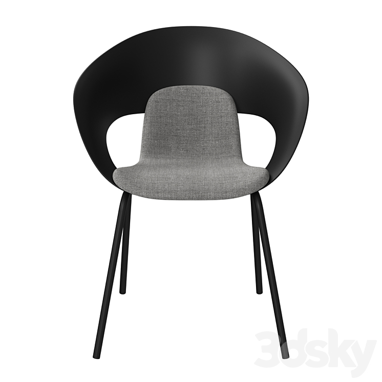 Skandiform chair DELI KS-160 3DS Max Model - thumbnail 2