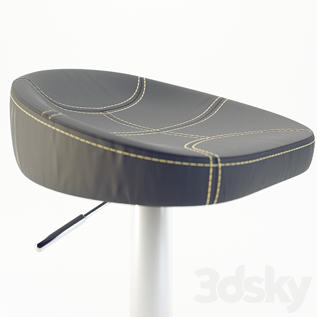 Slugger Bar Stool 3DS Max Model - thumbnail 2