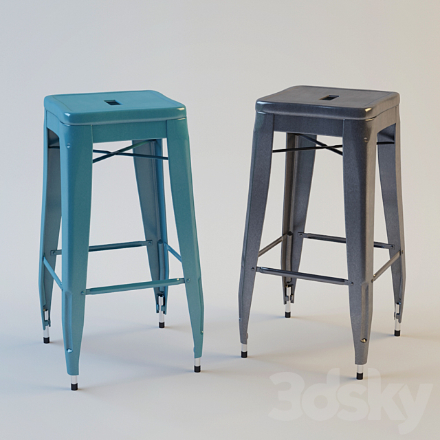 small stool 3DSMax File - thumbnail 1